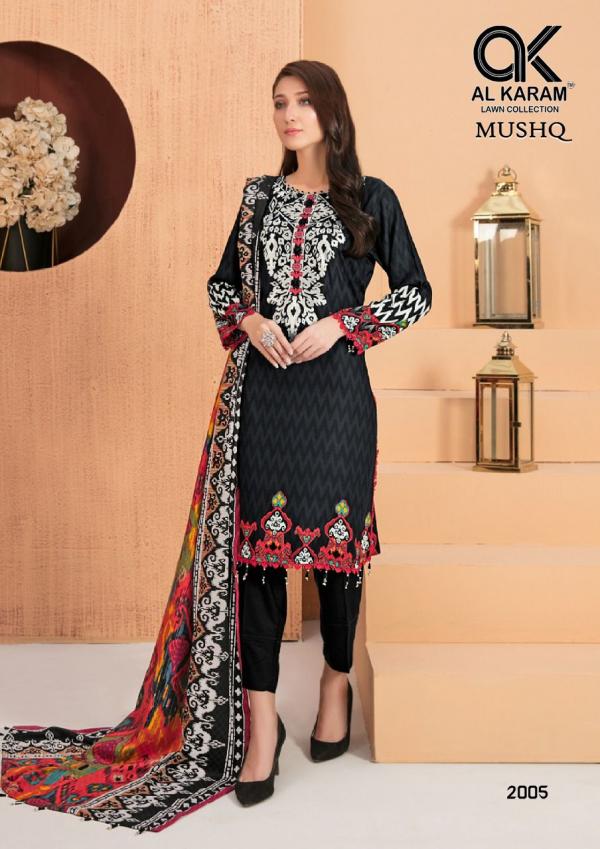 Al Karam Mushq Vol-2 Cotton Designer Dress material